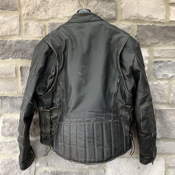 Premium leather motorcycle jacket - Picture 3 of 9